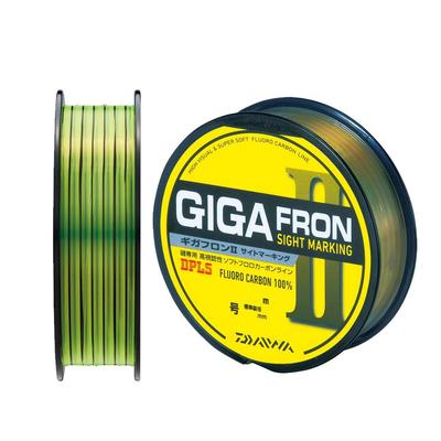 Daiwa Gigaflon 2 Fluorocarbon Line, Size 3, 150m, Sight Marking Yellow