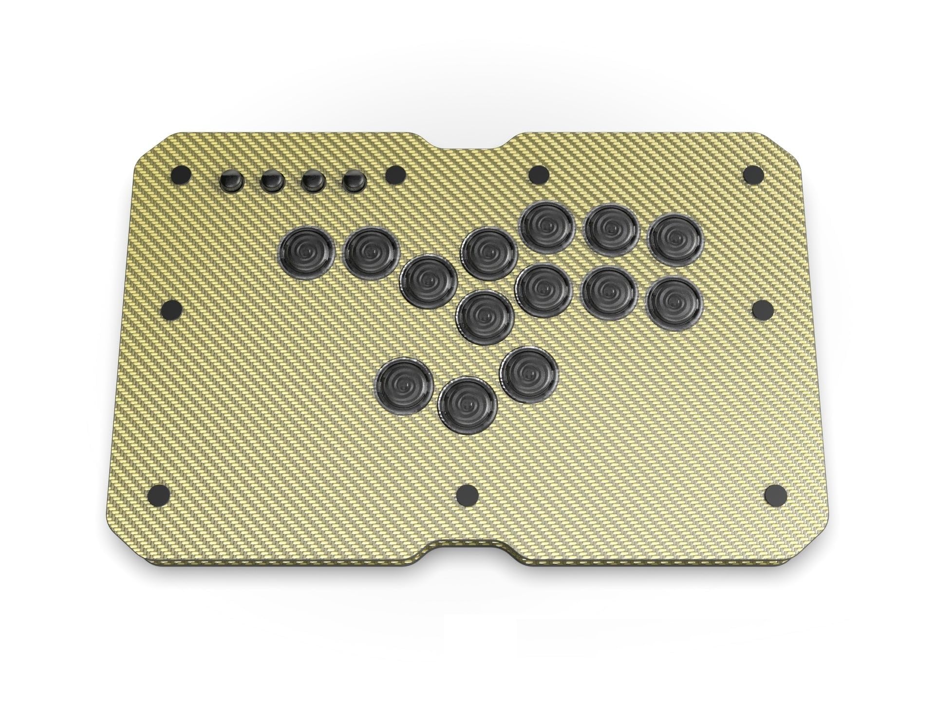 

PUNK WORKSHOP MINI BOX CARBON Punk Workshop Arcade Stick Gaming Mouse (Type D, Gold)
