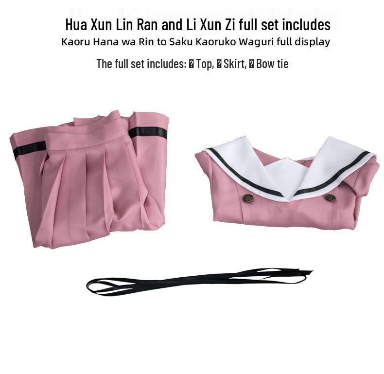 Flower Scent Rinran Anime School Uniform & Chestnut Scent Koko Cosplay Set with Incense Flowers
