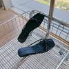 Echte Leder-Flip-Flops 2025 Sommer neue Mode High-End Outdoor-Slipper Damen Casual vielseitige französische Sandalen