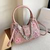 Pink crossbody bag for women  vintage biker bags  complete set bag