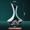 Shangqi Luxury Iceberg Artificial Crystal Wine Decanter, 2000ml