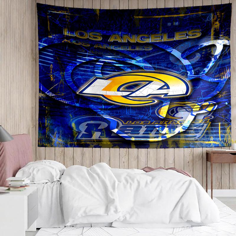 Los Angeles Rams Design Tapestry Accessories Playroom Tapestry, for Bedroom,Livingroom, dormitory Room Wall Decor Fan Birthday Gifts