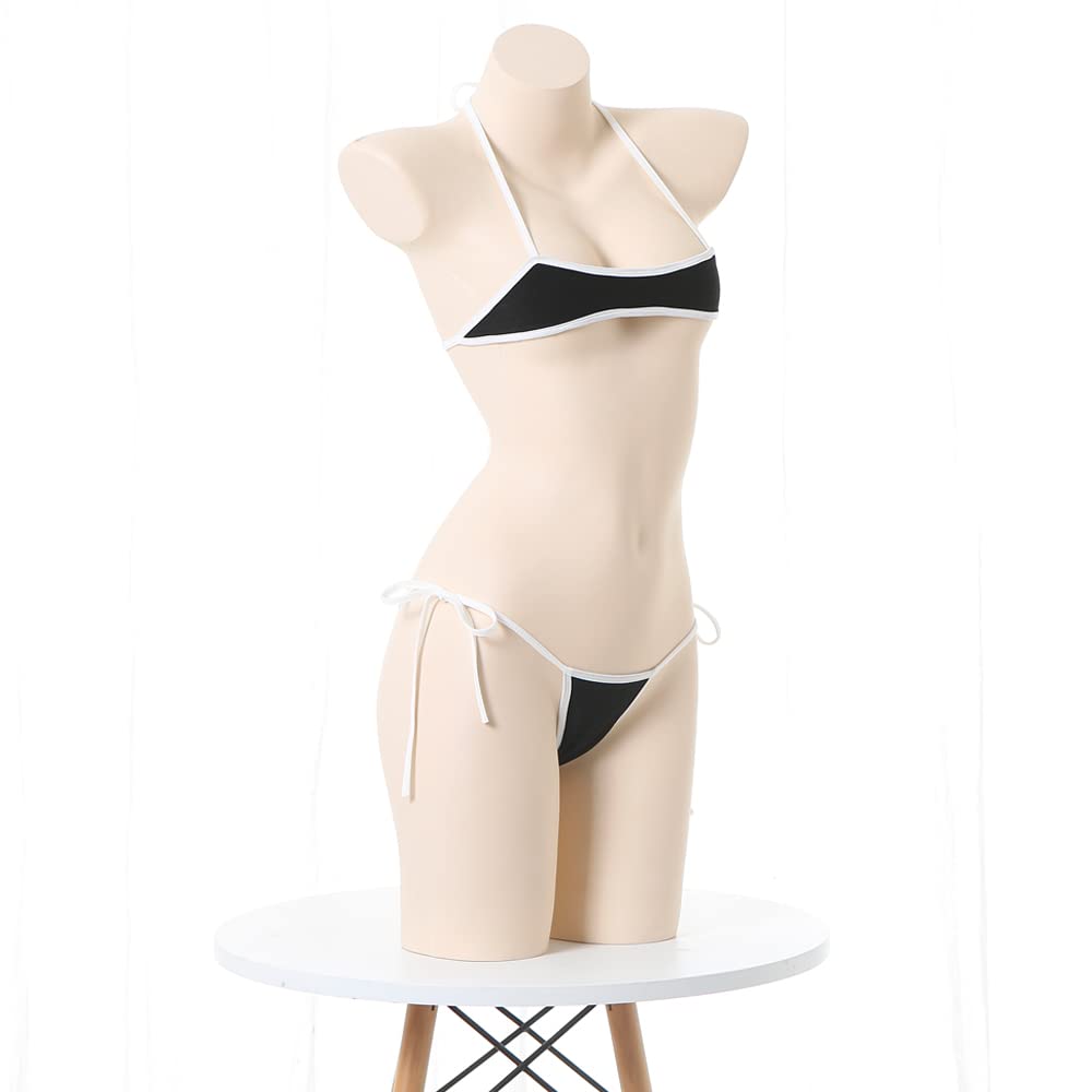 Micro Ultra School Anime Extreme School Swimsuit Mini Bra Bikini Set [YANJING] Bikini, Small, Cute, Sexy, Swimsuit, Swimsuit, Cosplay, Cute, Style,