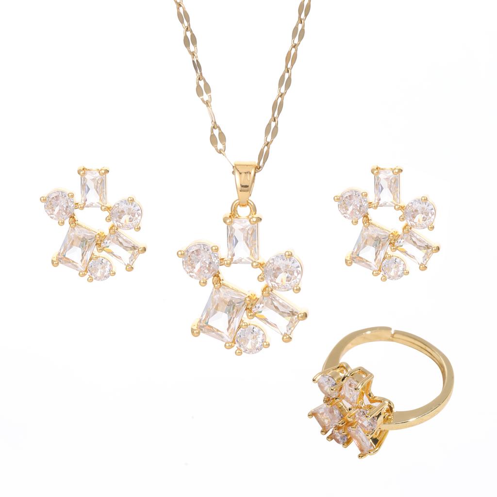 Zircon Necklace Women'S Design Sense Personalized Versatile Set