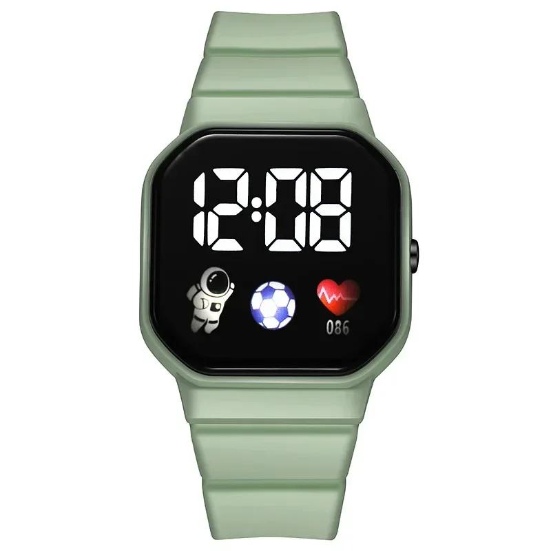 Cartoon Kids LED Watches Silicone Strap Digital Kids Watch Electronic Wristwatch Sports Clock for Boys and Girls Gifts