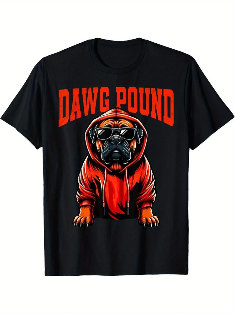 

Vintage DAWG Dog Pound T-Shirt - Graphic Last Name Cleveland Gifts 2XL
