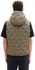 Winter Jacket Tom Tailor Hybrid Vest with Hood (1041313) Smoky Olive Green