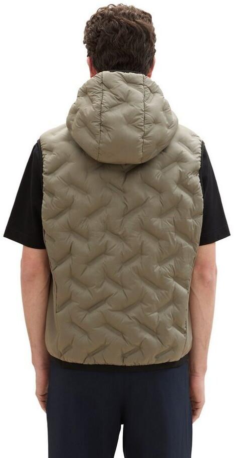 Winter Jacket Tom Tailor Hybrid Vest with Hood (1041313) Smoky Olive Green