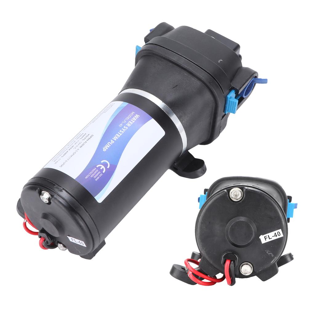 Water Pump Small Automatic Large Flow Bottling Equipment Multifunctional Engineering Plastic FL‑40 12V