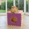Scratch-resistant Cube Cat Houses DIY Cat Scratching Post Unique Cat Bed  Cat Furniture