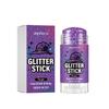 Zephoco Halloween Shimmer Makeup Stick Purple, Festive Party Makeup Glitter Decoration Solid Cream