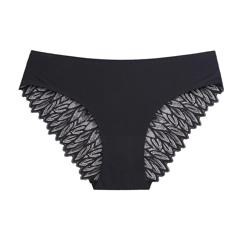 Women's Seamless Lace Panties Low Waist Large Size Comfortable Panties
