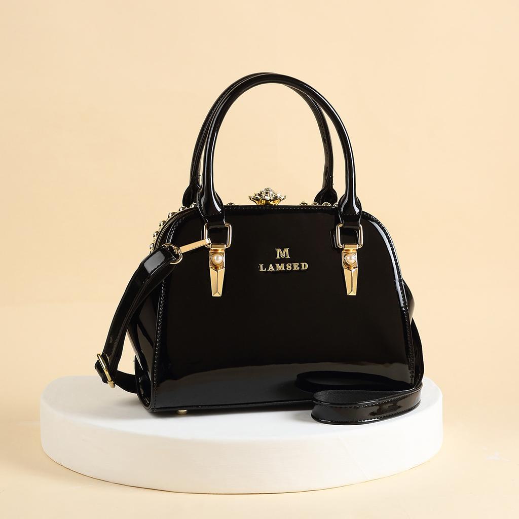 Cross-Border Women's Bag 2025 New Model Middle-Aged Mom Bag Versatile Handbag Single Shoulder Crossbody Bag Trendy Diamond-Studded