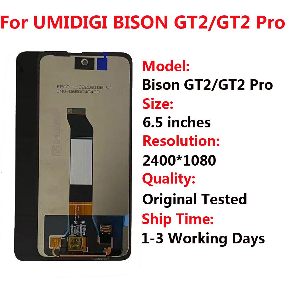 

LCD Screen and Digitizer Full Assembly for UMIDIGI Bison GT2 Pro