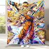 Anime D-Dragon Ball Game Cartoon Flannel Blanket,Ultra Soft Warm Plush Throw for Home Bedroom Bed Sofa Cover Office Camping