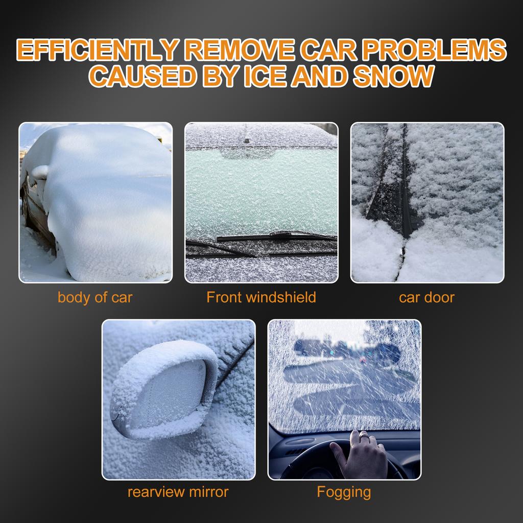 Electromagnetic Windshield Defroster Winter Ice Snow Removal Car Window Glass Anti Freeze Device Portable Car De-Icing Device