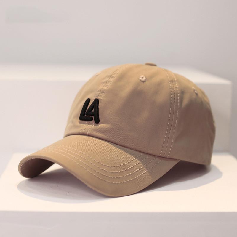 Cotton Baseball Cap For Women With Letter Embroidery Sun Protection For Spring Summer Casual Wear