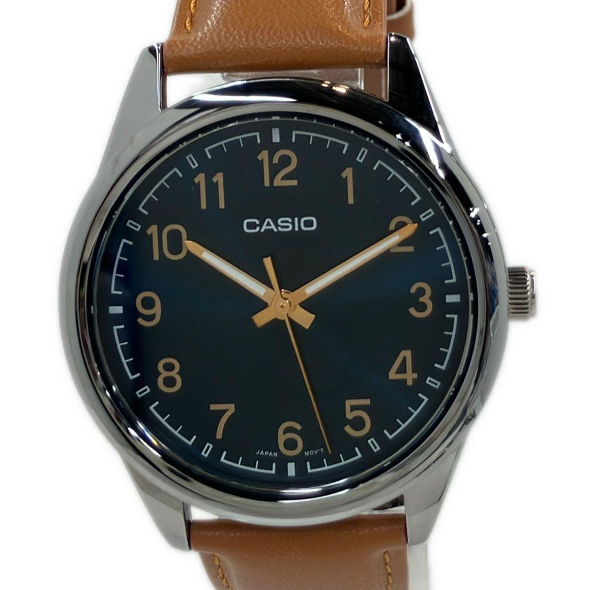 Used Good Condition Casio Watch MTP-V005 Quartz Blue Men s CASIO