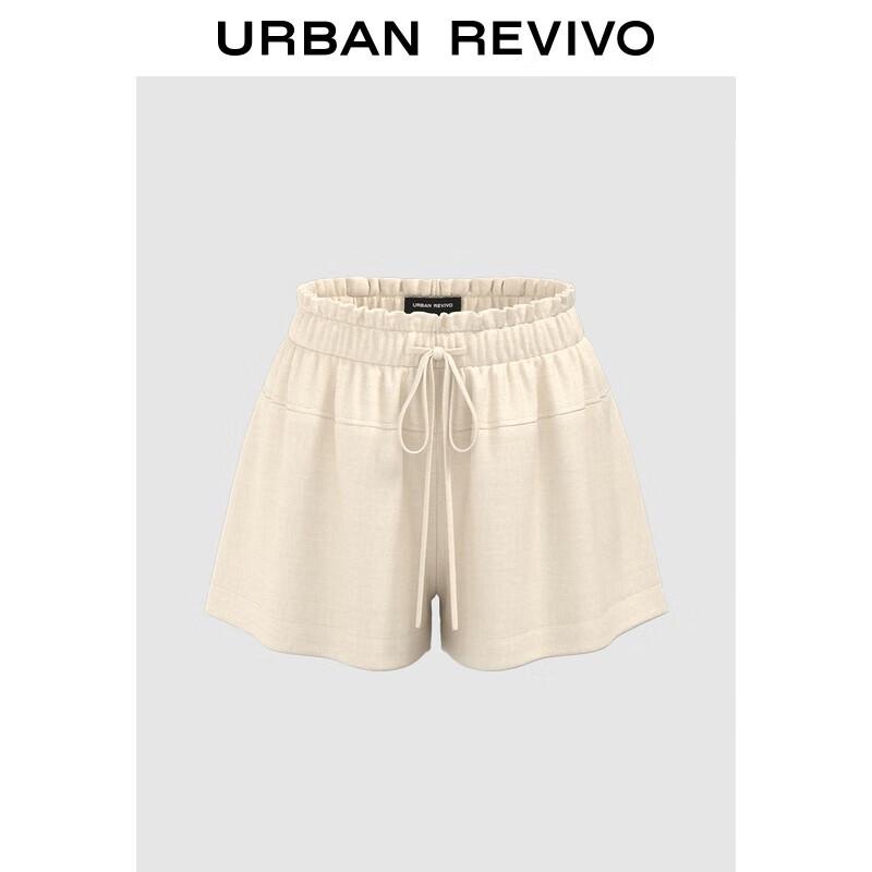 UR 2025 Autumn Women s Casual Drawstring Shorts UWM650056 S
