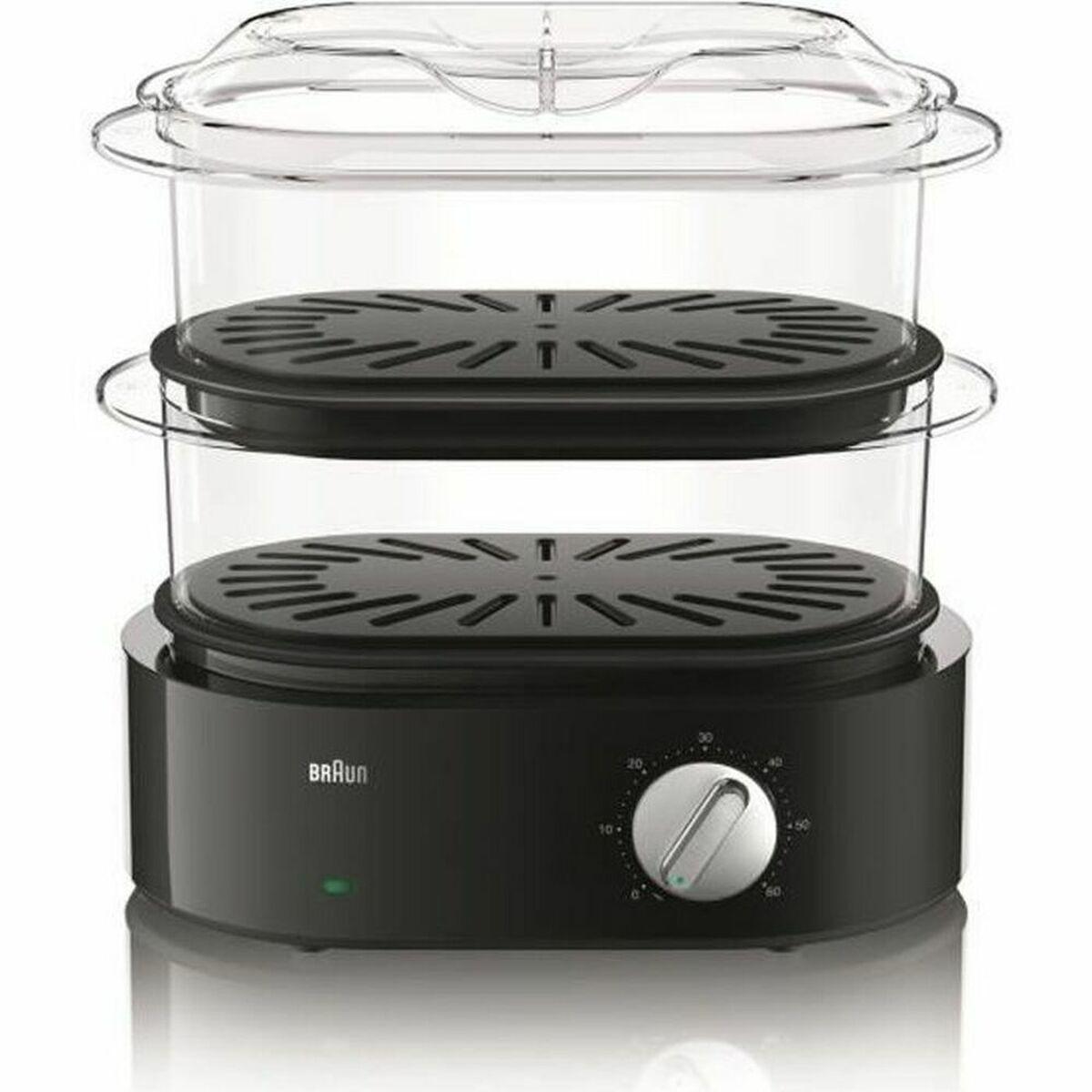 Joom Braun Schwarz Fs 5100 Steam Cooker 850W Black - Bild 4