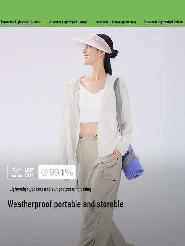 

Beneath the Banana Women s Hooded UV Sun Protection Jacket TS402