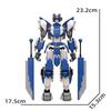 MOC Mobile Warrior Two Blade Flow Double Blade Customer Mech Qingfeng Assembled Building Block Toy Model
