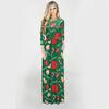 Fashion Women's Long Sleeve Christmas Dress Long Skirt Clothing With Premium Quality Material