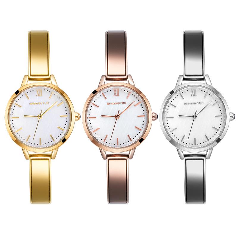 High-End Women'S Bracelet Watch Fashion Light Luxury Bracelet Type Exquisite Waterproof Steel Belt Quartz Watch