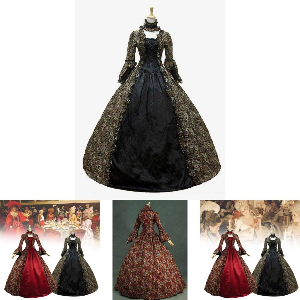 Stunning Victorian Style Party Dress For Women In Multiple Vibrant Colors