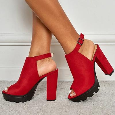 Damenschuhe Sommer Gladiator Plateau-Sandalen Hohe Absätze Riemen-Pumps Schnallenriemen-Schuhe Modische Damenschuhe Hohe Absätze Zapatos