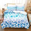 3D Printed Leopard Print Bedding Set Down Quilt Cover With Pillowcase Double Single King Size Soft Anime Design