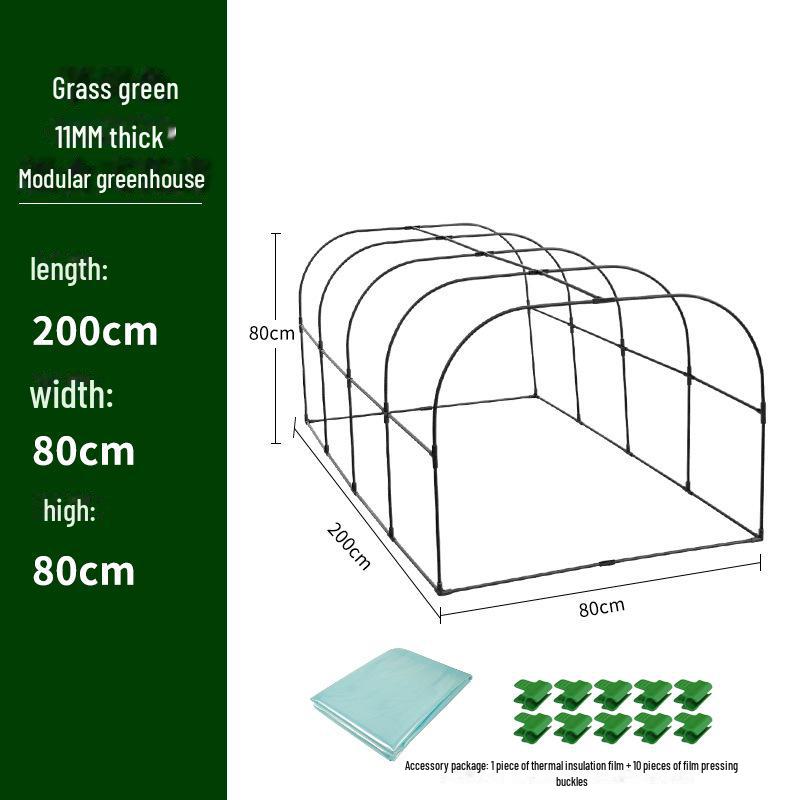 Plant Insulation Shed: Waterproof and Windproof Greenhouse Cover for Balcony Succulents, Winter Weather Protection