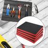 New Foam Tool Box Foam Inserts Black Red Multi-purpose Tabletop Miniatures Padding Toolbox Organizer