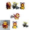 Marvel Avengers Infinity War Captain America Figure Collection Pikachu Ornament
