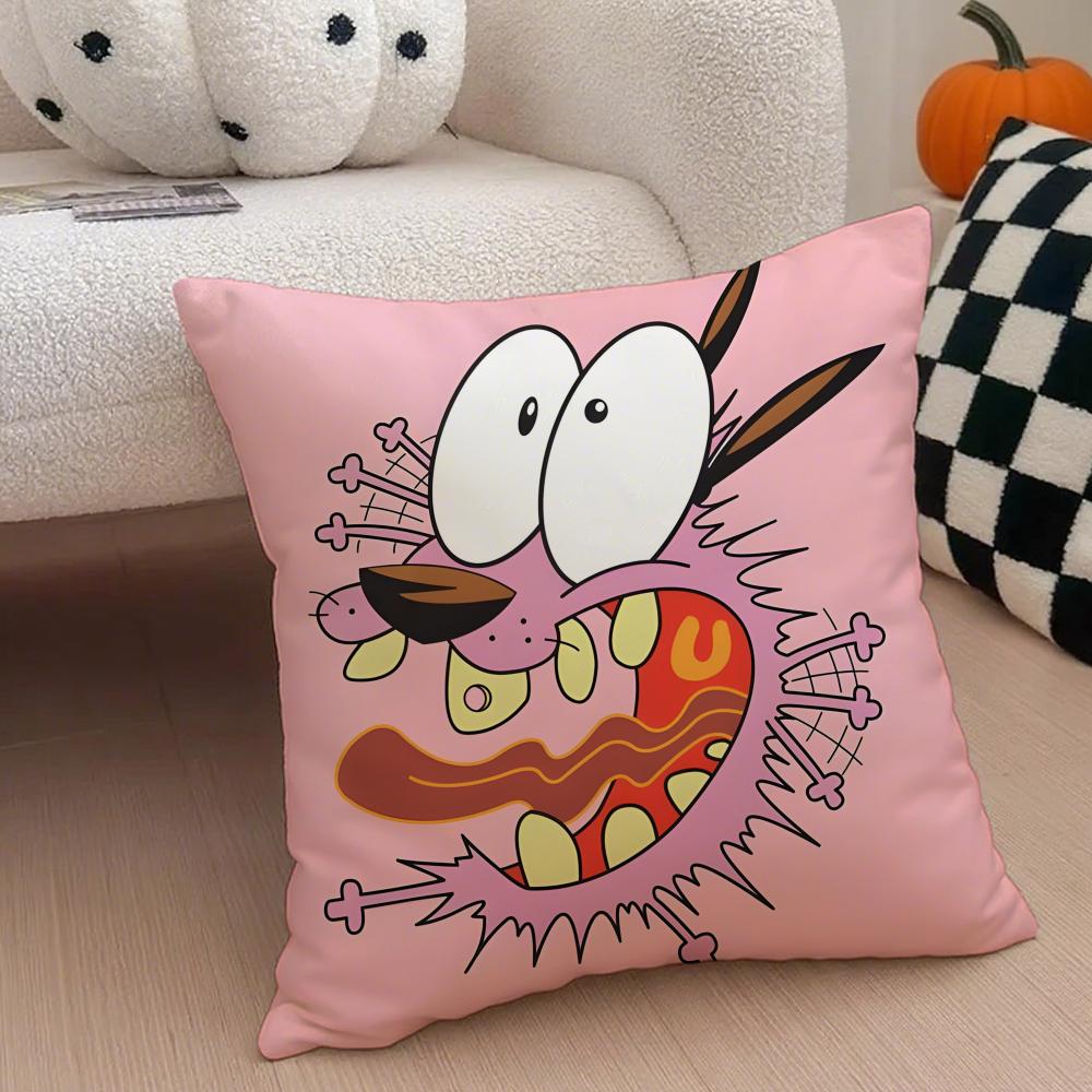 Povaleč pes povlak na polštář Povlak na polštář proti roztočům Neviditelný zip hedvábný krátký plyš Potah na polštář na pohovku