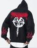 European and American Wish Independent Station Tide Brand Pattern Hooded Sweater Supports a Custom-made