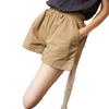 Women's High Waist Cotton Casual Korean Style Wide Leg Shorts - Trendy Summer Sports Hot Pants