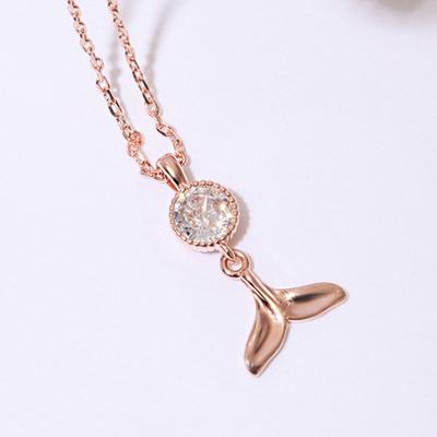 Whale Tail Necklace Na0635