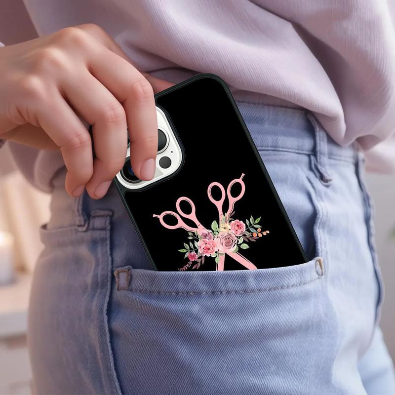 Hair Stylist Hairdresser Phone Case For iPhone 17 Air 15 16e 14 13 Pro Max Coque 12 11 Pro Max PLUS cover