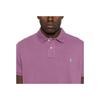 Polo Ralph Lauren Logo Embroidered Straight Fit Short Sleeve Polo Shirt Men tops Lavender 710680784-409