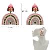 Top Sale Fashion Colourful Dangle Earrings for Women Accessories Stud Earring Pendientes New In Resin Earings