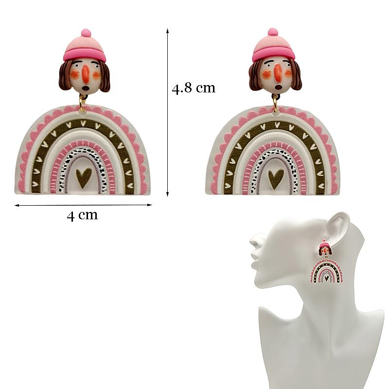 Top Sale Fashion Colourful Dangle Earrings for Women Accessories Stud Earring Pendientes New In Resin Earings