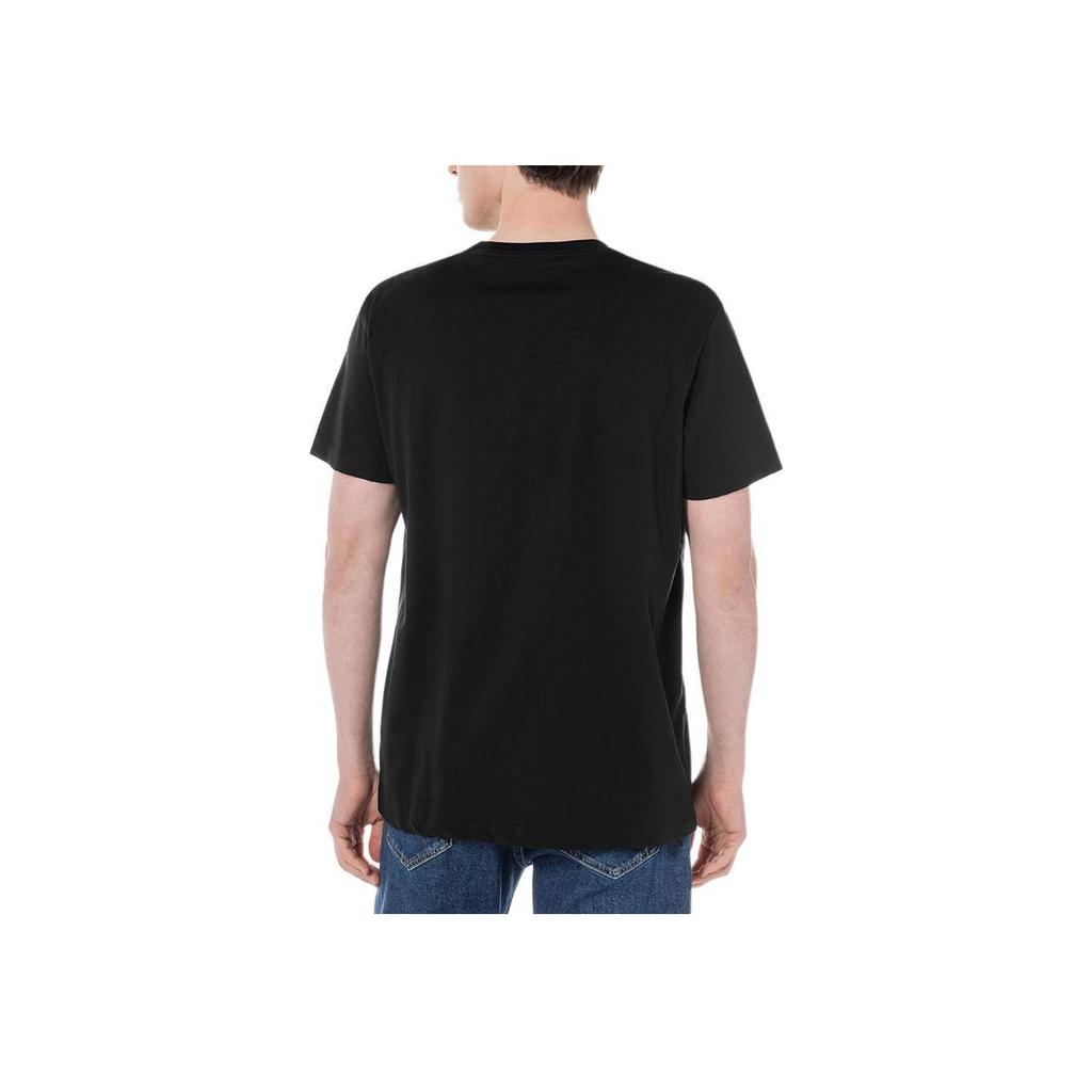 Calvin Klein SS23 Logo Crew Neck Pullover Short Sleeve T-Shirt Men Tops Black J320988-BEH