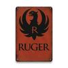 Vintage Ruger Beretta Metal Tin Signs: Elevate Your Home Bar Decor with Retro Flair