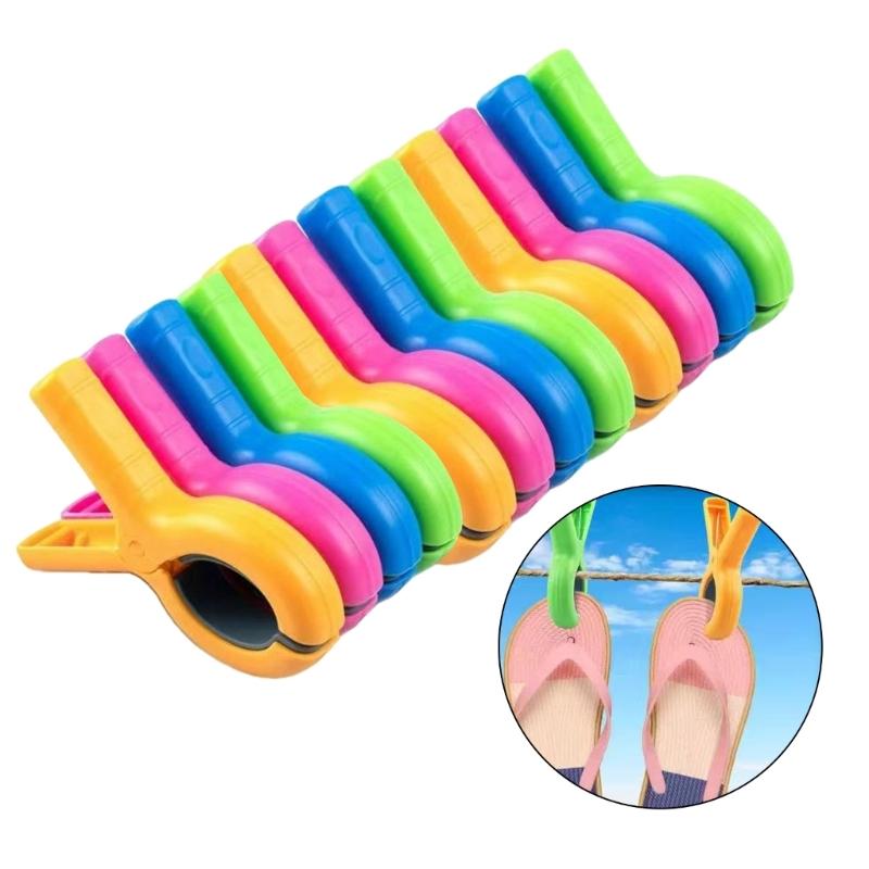 Multifunctional Big Size Plastic Clothes Clips for Securing Bedding and Garments Sturdy Laundry Pegs Ideal for Home Outdoor Use.