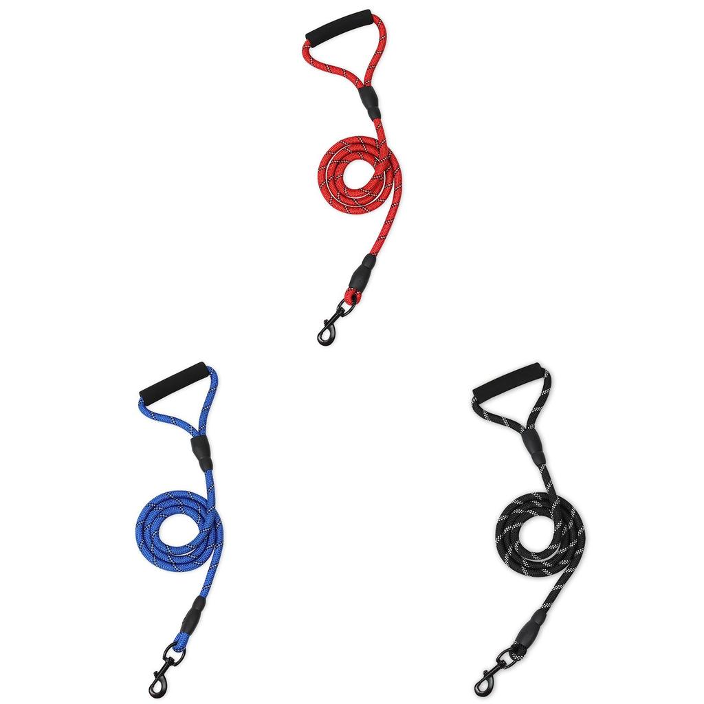 Pet Walking Rope With Reflective Circle Strip For Nighttime Dog Exercise