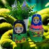 DIY Paint Nesting Dolls Wooden Stacking Dolls Decorations Matryoshka Doll Toys  Chidrens Gift