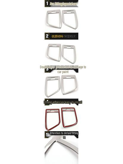 XC60 Front Row Stainless Steel Air Vent Trim Ring Modification