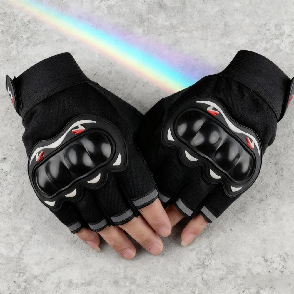 Full-finger off-road cycling gloves for spring, summer, and autumn; half-finger motorcycle riding gloves with outdoor hard-shell